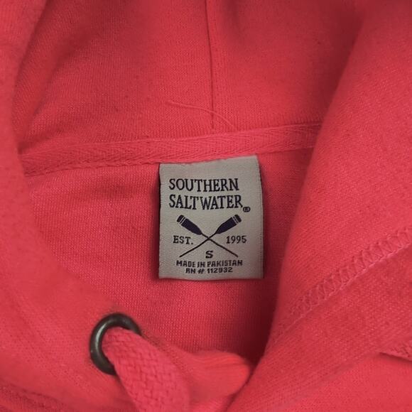 Mission Beach San Diego Hoodie Adult Small Neon Orange Destination Pullover - Picture 2 of 6